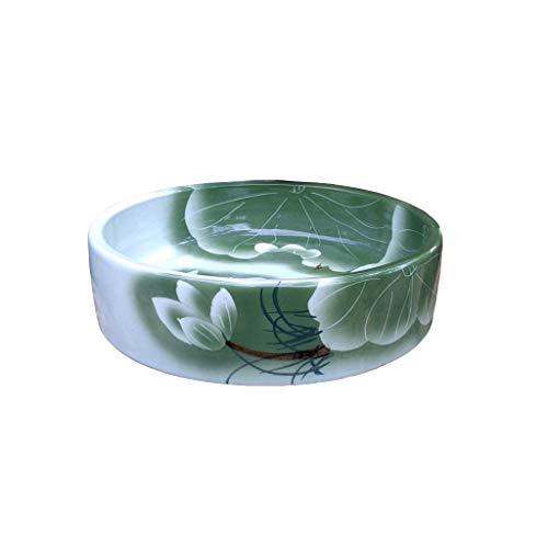 caihuashopping Dekoracyjne doniczki na kwiaty duża doniczka ceramiczna doniczka na kwiaty na zewnątrz ogród dziedziniec dekoracja domu biura hydroponiczna doniczka niski kwiat doniczka ogrodowa doniczka (kolor: C)