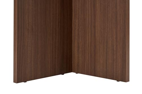 Moderner Esstisch, 180 x 90 x 75 cm, Travertine & Walnuss-Farben | 100% melaminbeschichtete Spanplatte, 25 mm Stärke | stilvolles & langlebiges Design, perfekt für zeitgemäße Essbereiche