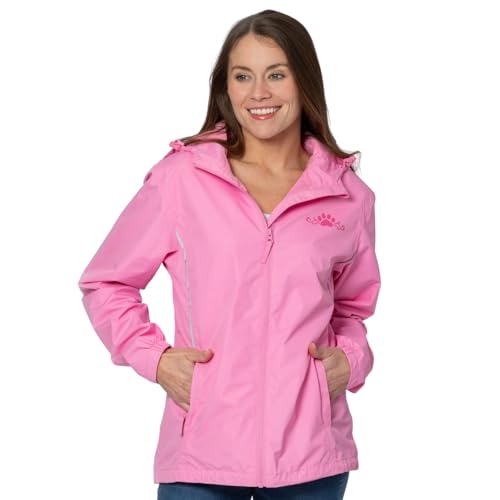 Magical Water-Activated Paw Print Rain Jacket Lightweight Breathable & Water-Repellent Shell with Hidden Design
