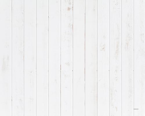 Kate Photography Floor Mat White Floor Mat White Wooden Wall Backdrop Rubber Floor Mats Newborn Photography Drops for Professional Photographer 5x4ft