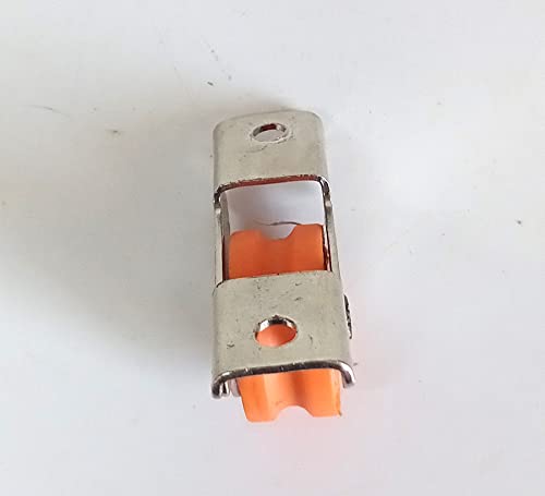 Aluminium Door Window Wheel (6 Pcs) Orange (Inner) Small 1