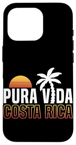 Pura Vida Costa Rica Tropical Beach Vibes Gift Custodia per iPhone 16 Pro