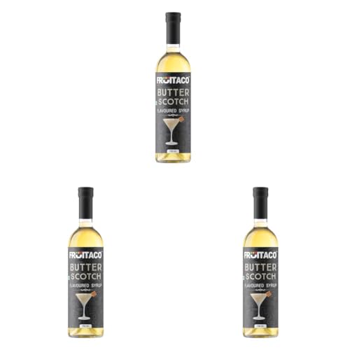 Image of Fruitaco Butterscotch Mocktail Syrup: Indulge In Irresistible Flavor Perfect For Crafting Memorable Mocktails And Flavorful Cocktails, 1 Count (Pack of 3)