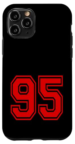 �i���o�[95 Red Sports Team Style �X�}�z�P�[�X iPhone 11 Pro �p