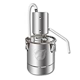 NuoNxuo 蒸留器 酒かん器 ビールサーバー 蒸留装置 10/22/36L 家庭用 業務用 蒸流水器 ステンレス鋼製 密閉式 発酵タンク 純露機 浄水器 ワイン造りセット ストーブ・ガス・IH対応(10L)