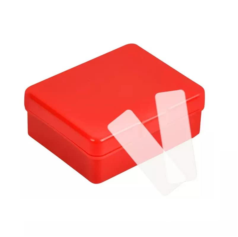 F Falkiya Two Side Waterproof Sticker Home Decor Wall Tape Sticky Nano Gel Pads for Home, Kitchen, Bathroom (Transparent) (Pack Of 60)