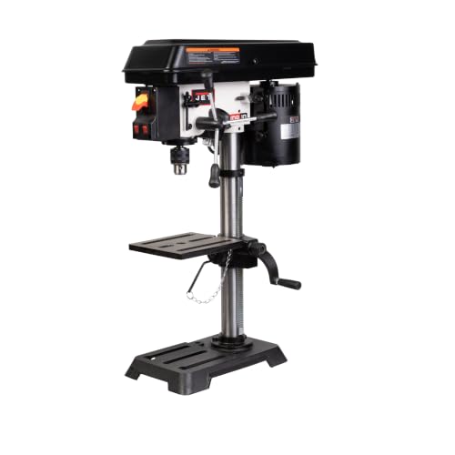 JET 10' Benchtop Drill Press, 5-Speed, ±45° Tilt Table