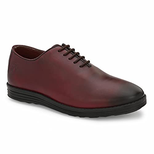Image of Legwork Men's Leather Wholecut Oxford 2.0 Shoes for Men and Boys