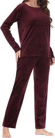 Girlyzz Attire Women Velvet Full Sleeves Sweatshirt & Pant for Winter (BZ034)-picture-12