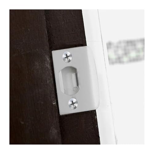 Pestillo ajustable para puerta con placa de acero inoxidable, pack de 4 unidades 6
