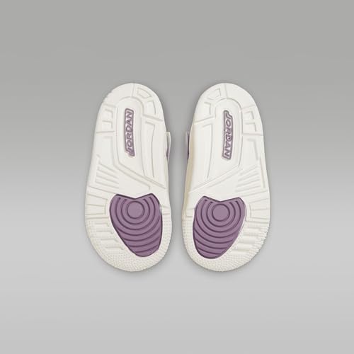 Jordan Spizike Low Baby/Toddler Shoes (FQ3952-200, Legend Light Brown/Violet Dust/Sai) Size 52
