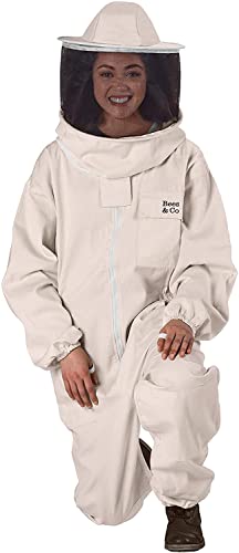 Bees & Co U73 Imkeranzug aus natürlicher Baumwolle mit Rundschleier – Bild 6