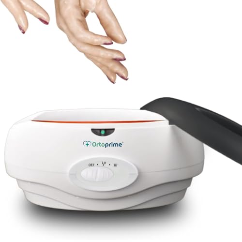 OrtoPrime Paraffin Wax Bath for Hands and Feet 3L Professional Wax Machine & Heater for Arthritis Physiotherapy & Thermotherapy Hot Wax Bath for Hand & Foot Treatment