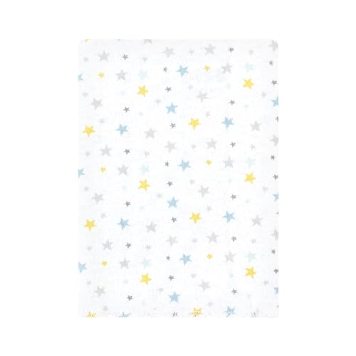 Image of Hudson Baby Unisex Baby Cotton Poly Flannel Burp Cloths Bundle, Boy New Elephant, One Size
