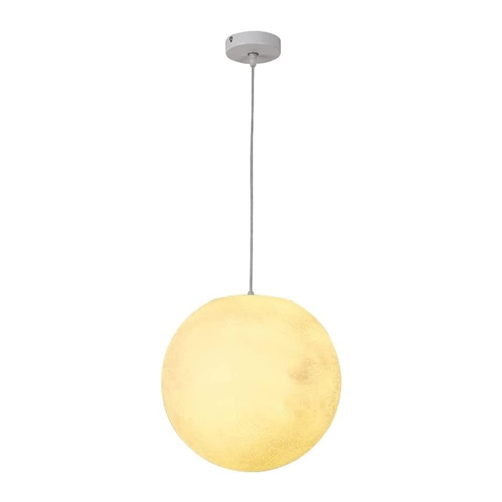 WEYIMVTO Outdoor Pendant Lights, Outdoor Porch Waterproof Chandelier Planet Moon Lampshade Ceiling