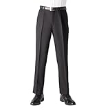 [HAWARD] スラックス メンズ 裾上げ済み ビジネス 洗える DRY ツータック 無地 春 夏 秋 (JP, ウエスト& 股下, 85, 73, ブラック)