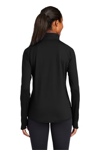 SPORT-TEK Women's Sport-Wick Stretch Quarter Zip Pullover3