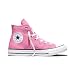 Converse Chuck Taylor All Star Canvas High Top Sneaker, Pink, 7 US Men/9 US Women