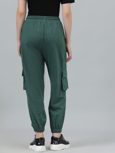 Image of KOTTY Workout Track Pants for Women|Regular Fit Joggers with Pockets and Drawstring Waist|Comfortable Active wear