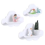 Qutalmi Estanterías Encantadoras para Dormitorio,3 Piezas Almacenamiento...