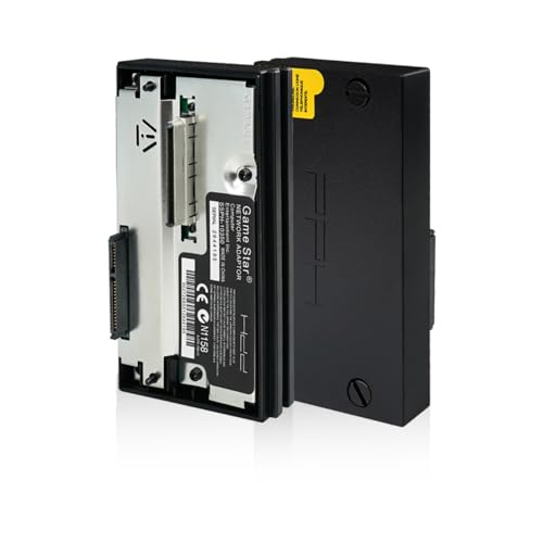 BITFUNX PS2 Hard Drive Adapter - Supports Up to 2TB Storage for Game Backups/Homebrew, SATA Interface & Network Adapter for 2.5'/3.5' HDD or SSD, Plug & Play SATA HDD Connector for PS2 Console