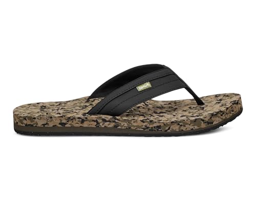 Image of Sanuk Mens Ziggy ST | Flip Flops for Men | Mens Sandals | Beach Sandals | Water Friendly & Lightweight | Comfort Footbed