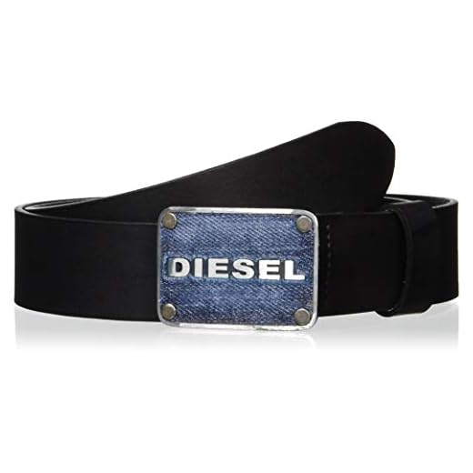 Diesel B-PLAC, Cinturón para Hombre, Negro (Black T8013/Pr227), 100