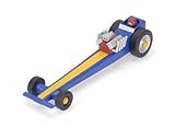 Darice 9179-88 Deluxe Wooden Drag Racer Kit