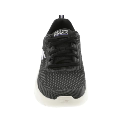 Skechers Women's Go Walk Flex Kali Sneaker, Black/Lavender, 5.5