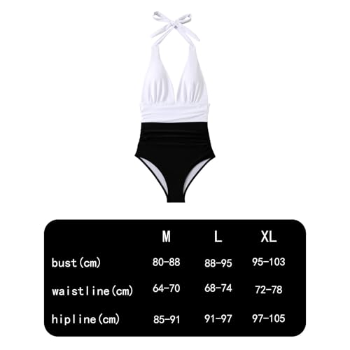 Maillot de bain une pièce style sophistiqué avec décolleté profond et dos nu délicat, L - 2