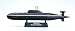 1:700 Russian Akula Submarine Model