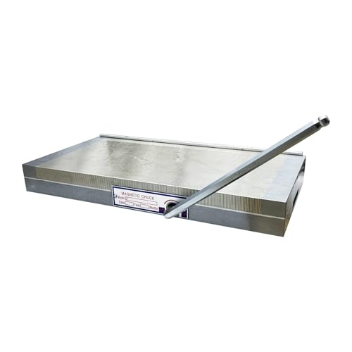 LGXEnzhuo 8x16inch Permanent Magnetic Chuck 100-120N/cm Magnetic Force Rectangular Fine Pole Chuck Powerful Sealed For Grinding Milling Machine Lathe Magnets