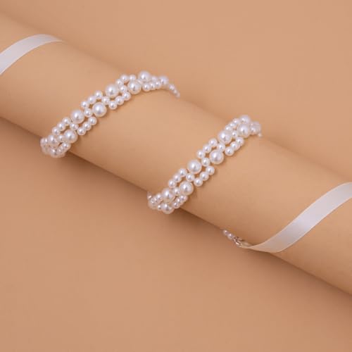 Wedding Belt Pearl Beaded Belt Sash,Bridal Belt Sash for Wedding Dress Bridal Flower Girls Bridesmaids2