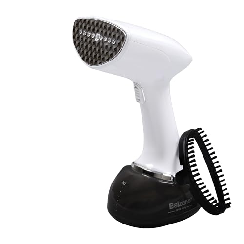 Image of Balzano Garment Steamer 1700W for Clothes | Portable Handheld Steamer Iron | 360ml Tank, 30s Heat-Up, 28g Continuous Steam (White)