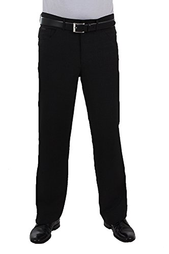 Preisvergleich Produktbild ALBERTO Regular Slim Fit Hose schwarz