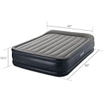 Intex 64135ED Dura-Beam Plus Deluxe Pillow Rest Air Mattress: Fiber-Tech – Queen Size – Built-in Electric Pump – 16.5in Bed Height – 600lb Weight Capacity - Image 3