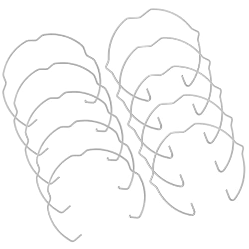 GALPADA Hebilla de Fijación para Focos Empotrados Mr16, Clip Redondo Resorte Flexible, Pack de 10 Piezas (5 Doble Oreja 5 Oreja Interna), Accesorios para Lámparas LED Empotradas, Uso