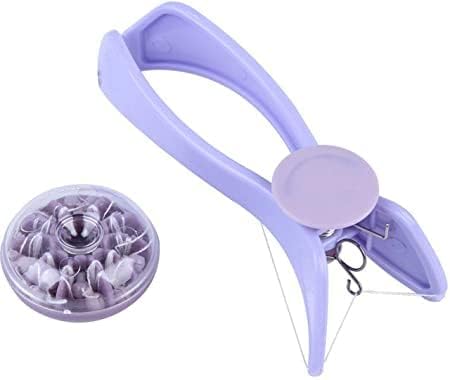 Eyebrow Razor SiliqueThreading Hair Remover Tool Manual Facial Hair Removal Threading Device with Cotton Thread Set for Eyebrows Upper Lip Chin Face-image-17