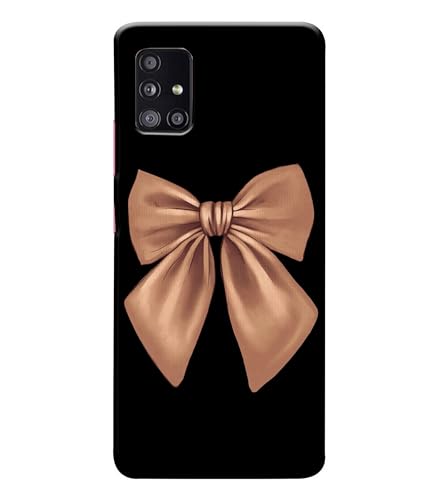 Image of Girly Pink Bow Printed Hard Back Case Cover Compatible for Samsung Galaxy M51 (Multicolor) - D1660