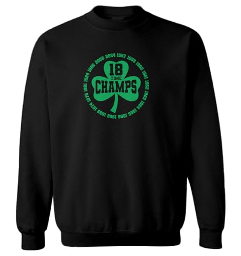 18 Time Champions Boston Basketball Toddler Fleece Crewneck Sweater