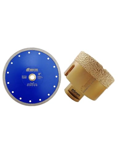 Forets diamant 65mm SHDIATOOL pour réussir la pose de carrelage de douche