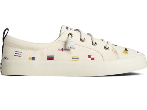 Image of Sperry Women's Crest Boat Smocked Hemp Sneaker