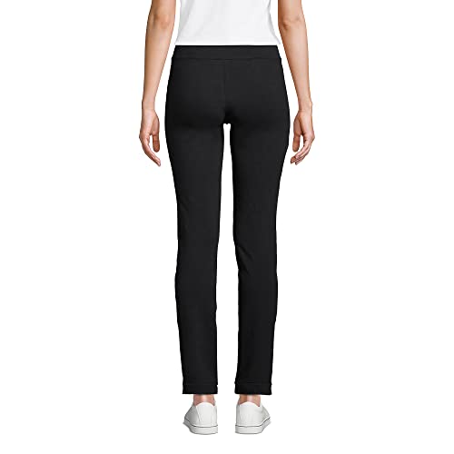 Lands' End Women S Starfish Slim Leg Pants Black Petite X-Large #TOP1