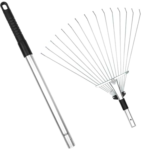Rastrillo ajustable para hojas de jardín Buyplus miniatura 6