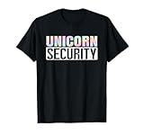 Halloween Mom Dad Daughter Adult Costume Unicorn Security T-Shirt