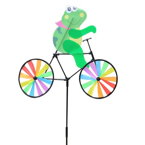 Windrad mit Pfahl niedliches Cartoon-Design lebendige...