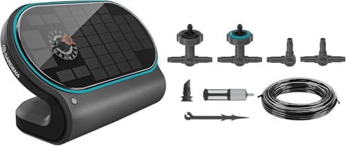 Gardena AquaBloom L Set, autarkes Bewässerungssystem für Balkon...