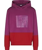 FILA Mädchen BORKEN Regular Hoody Kapuzenpullover, Wild Aster-True Red, 158/164