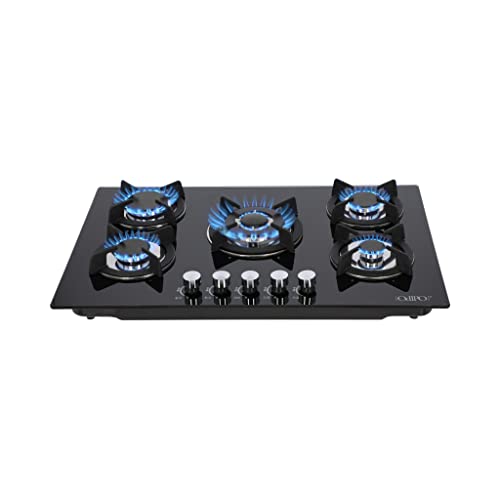 Hornos Y Parrillas, Kitchen ODIPO Parrilla de cristal Capella 76 cm cristal templado negro