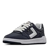 Lee Men's Prescot Retro Court Fashion Sneaker, Navy/White, 10.5 M